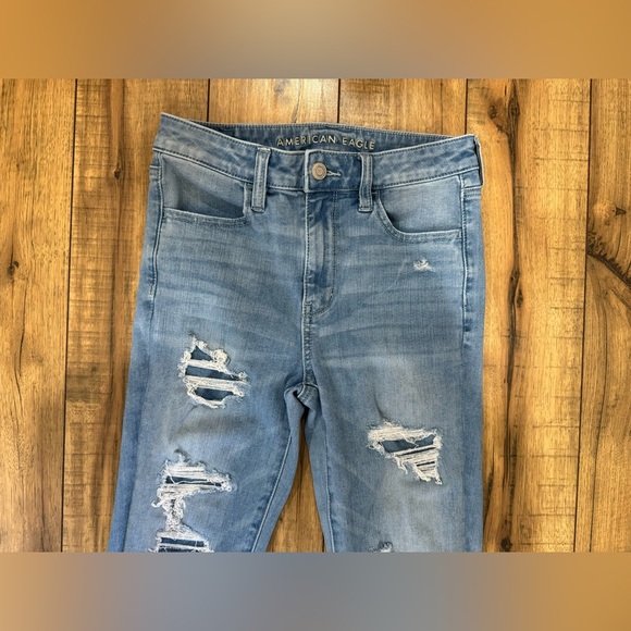 American Eagle Jeggings 360 Stretch Super High Rise Size 2 - Picture 2 of 5